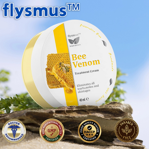 đflysmus⢠Bee Venom Treatment Creamđ: Treat Eczema, Psoriasis, Keloids, Rosacea, Fungal Infections, Warts