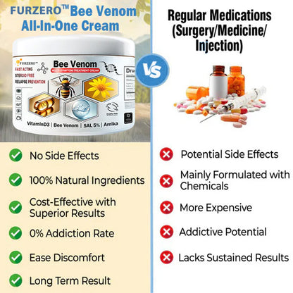 💝Furzero™ Bee Venom Multi-Symptom Skin Treatment Cream(👨‍⚕️NPF RECOMMENDS）