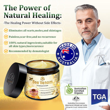 🐝🏆Official Store: Turonu™ Aussie Bee Venom Skin Treatment Cream👨‍⚕️Dermatology Experts Approved